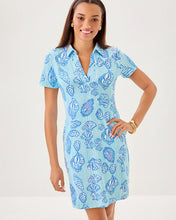 Load image into Gallery viewer, UPF 50+ ChillyLilly Mandi Dress - Fresh Water Blue Cool As Shell