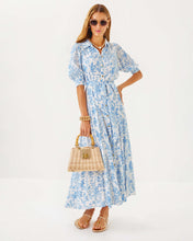 Load image into Gallery viewer, Larkyn Midi Shirtdress - Resort White Tall Tales