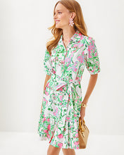 Load image into Gallery viewer, Sashria Dress - Multi Oversized Orchids On The Avenue Allover