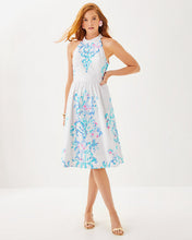Load image into Gallery viewer, Gianne Midi Dress - Resort White Gianne Dress Applique Layout