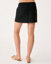 Load image into Gallery viewer, Colette Boucle Mini Skort - Noir Chic Chick Boucle