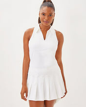 Load image into Gallery viewer, UPF 50+ Luxletic Dania Pleated Dress - Resort White