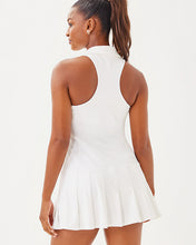 Load image into Gallery viewer, UPF 50+ Luxletic Dania Pleated Dress - Resort White
