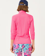 Load image into Gallery viewer, UPF 50+ Luxletic Justine Half Zip Jacket - Cherry Blossom Pink