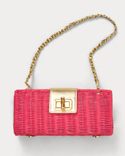 Load image into Gallery viewer, Leena Wicker Clutch - Paradise Punch