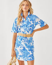 Load image into Gallery viewer, Lilly x Saint James Leonie Shirt Dress - Azure Soleil