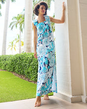Load image into Gallery viewer, Bernice Maxi Dress - Capri Blue Rosanna