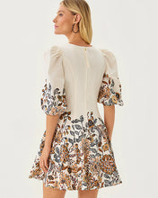 Load image into Gallery viewer, Ash V-Neck Dress - Coconut Take Meowt Engineered Woven Dress