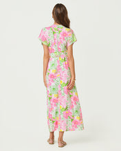 Load image into Gallery viewer, Keenan Maxi Dress - Resort White Mum Patch Engineered Knit Dress