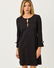 Load image into Gallery viewer, Leyland 3/4 Sleeve Shift Dress - Noir