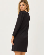 Load image into Gallery viewer, Leyland 3/4 Sleeve Shift Dress - Noir