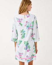 Load image into Gallery viewer, Margaux 3/4 Sleeve Dress - Resort White Dee Lightful
