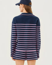 Load image into Gallery viewer, Corvaya Terry Pullover - Low Tide Navy Legacy Stripe