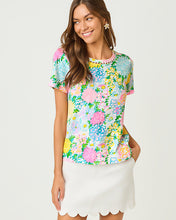 Load image into Gallery viewer, Clairmont Pearl Knit Top - Multi Lilly Garden