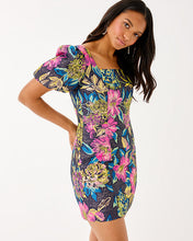 Load image into Gallery viewer, Booker Skirted Romper - Multi Canopy Blooms Floral Jacquard