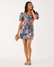 Load image into Gallery viewer, Booker Skirted Romper - Multi Canopy Blooms Floral Jacquard