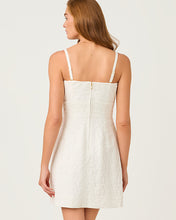 Load image into Gallery viewer, Amra Strapless Dress - Resort White Floral Jacquard
