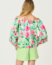 Load image into Gallery viewer, Siloe Off-the-Shoulder Top - Multi Poppy Party