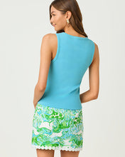 Load image into Gallery viewer, Vanna Knit Top - Capri Blue