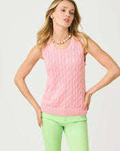 Load image into Gallery viewer, Brockton Crew Neck Sweater Tank - Conch Shell Pink