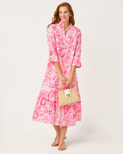 Load image into Gallery viewer, Alora Maxi Dress - Cherry Blossom Pink Fleur De Lilly