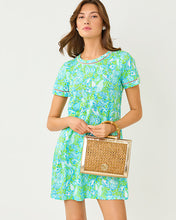 Load image into Gallery viewer, Cody Short Sleeve Dress - Day Dream Blue Throw Me A Line