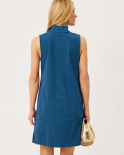 Load image into Gallery viewer, Sleeveless Rosee Shift Dress - Starlight Navy