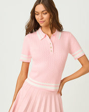 Load image into Gallery viewer, Suzette Sweater - Pink Muse X Resort White Tipping