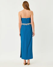 Load image into Gallery viewer, Kristella Strapless Maxi Dress - Nassau Blue