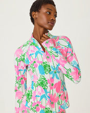 Load image into Gallery viewer, UPF 50+ Luxletic Barbados Zip-Up Jacket - Resort White Viney Liney