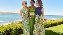 Load image into Gallery viewer, Prima Midi Dress - Multi Palm Prowl