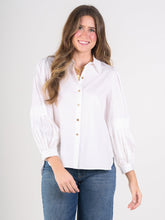 Load image into Gallery viewer, Oxford Top - White Cotton Poplin