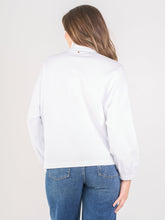 Load image into Gallery viewer, Long Sleeve Poppy Top - White Ponte