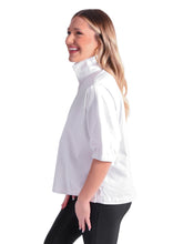 Load image into Gallery viewer, Poppy Top - White Cotton Poplin