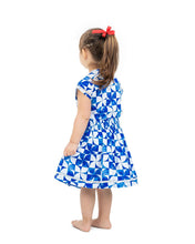 Load image into Gallery viewer, Girls - The Greece Smocked Waist Sun Dress by Kenny Flowers