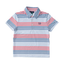 Load image into Gallery viewer, Short Sleeve Pro Performance Polo - Americana Stripe