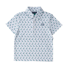 Load image into Gallery viewer, Short Sleeve Pro Performance Polo - Golf Print on White
