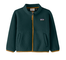 Load image into Gallery viewer, Baby & Toddler Cozy Fluff Jacket - Cascade Green