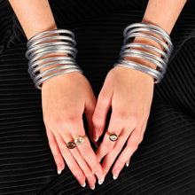 Load image into Gallery viewer, SILVER ALL WEATHER BANGLES® (AWB®) - SERENITY PRAYER
