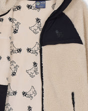 Load image into Gallery viewer, Kids' & Mens' Zip-Up Hooded Sherpa - Sandshell