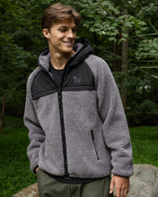 Load image into Gallery viewer, Kids' & Mens' Zip-Up Hooded Sherpa - Gray