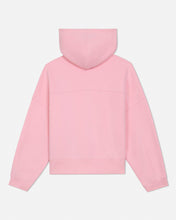 Load image into Gallery viewer, Girls' & Women's Half-Zip Hooded Sweatshirt - Pink
