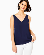Load image into Gallery viewer, Florin Sleeveless V-Neck - True Navy