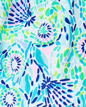 Load image into Gallery viewer, Rikki Strapless Romper - Blue Ibiza Open Water Engineered Romper