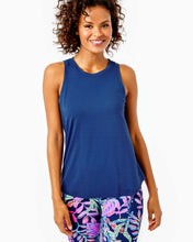 Load image into Gallery viewer, UPF 50+ Luxletic Westley Tank Top - Oyster Bay Navy