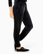 Load image into Gallery viewer, 28" Mallie Velour Pant - Onyx