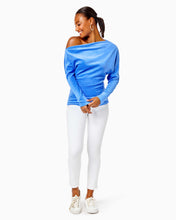 Load image into Gallery viewer, Sheera Velour Top - Boca Blue
