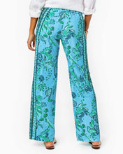 Load image into Gallery viewer, 33" Bal Harbour Mid-Rise Palazzo Pant - Seabreeze Blue Plant One On You Engineered Pant