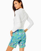 Load image into Gallery viewer, 9" Natia Knit Short - Boca Blue Beneath The Bougainvillea