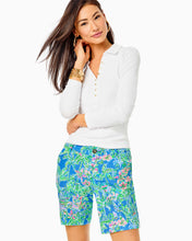 Load image into Gallery viewer, 9" Natia Knit Short - Boca Blue Beneath The Bougainvillea